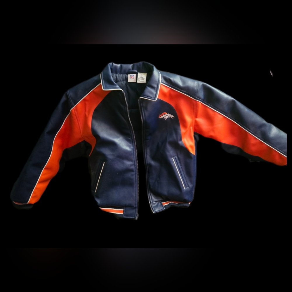 Vintage‎ Broncos Leather Jacket